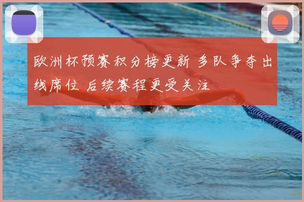 欧洲杯预赛积分榜更新 多队争夺出线席位 后续赛程更受关注