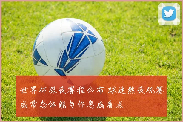 世界杯深夜赛程公布 球迷熬夜观赛成常态体能与作息成看点
